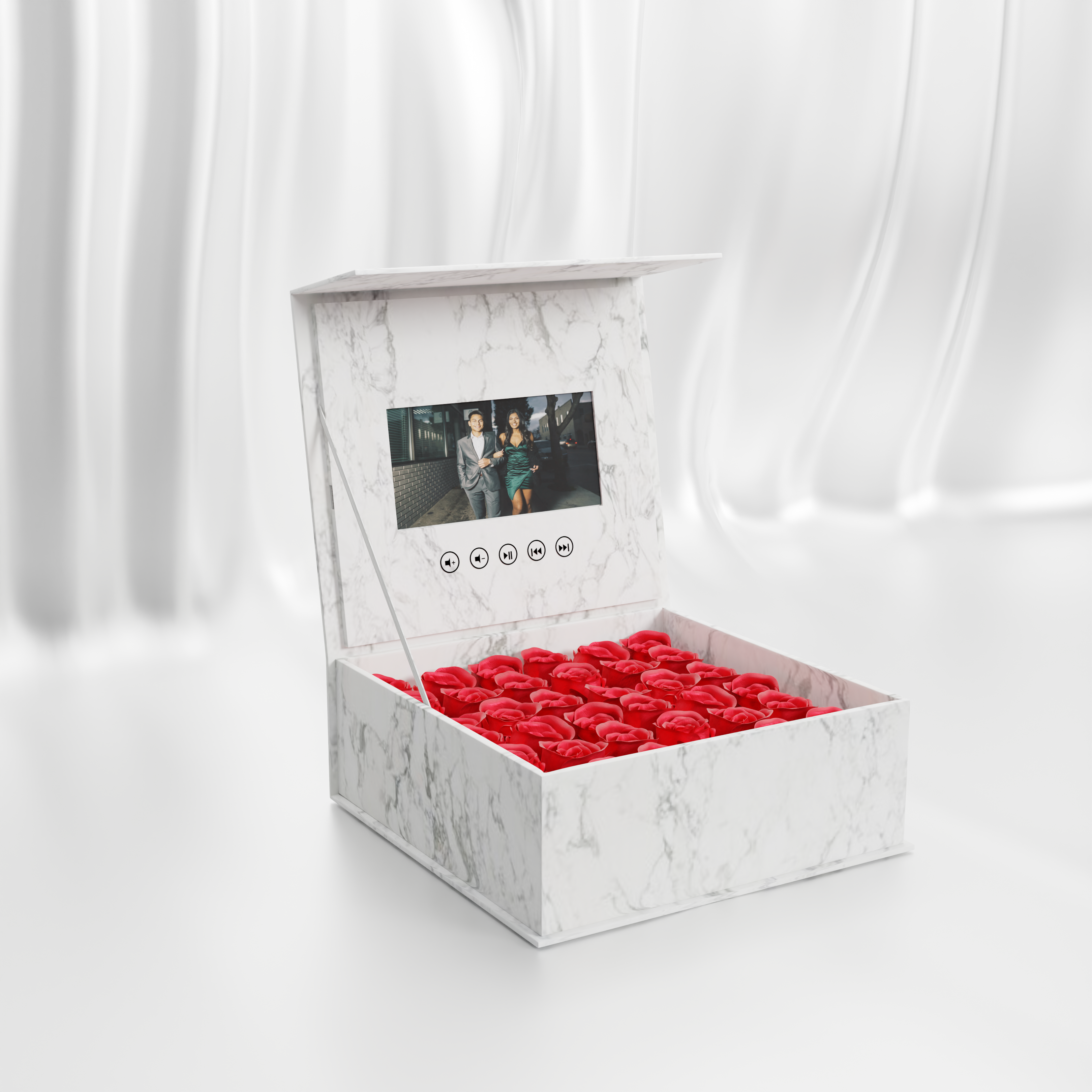 White Marble Box | Large size